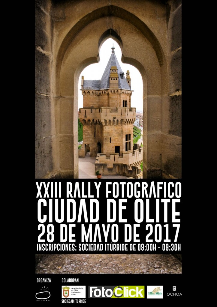 Cartel XXIII Rally Fotográfico de Olite