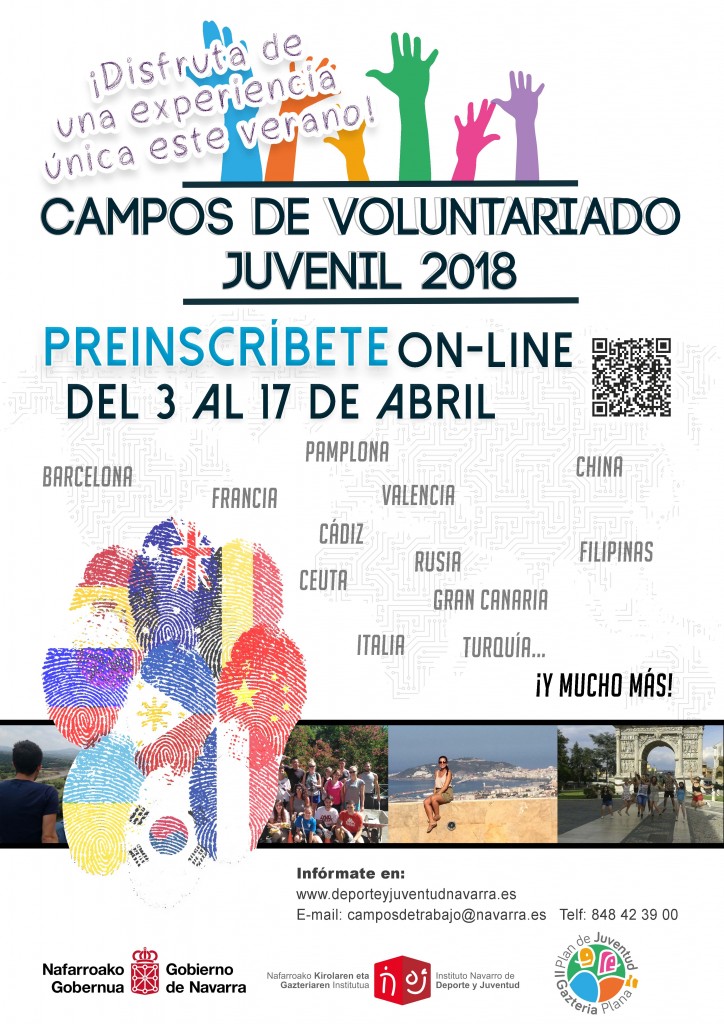 cartel campos de voluntariado 2018