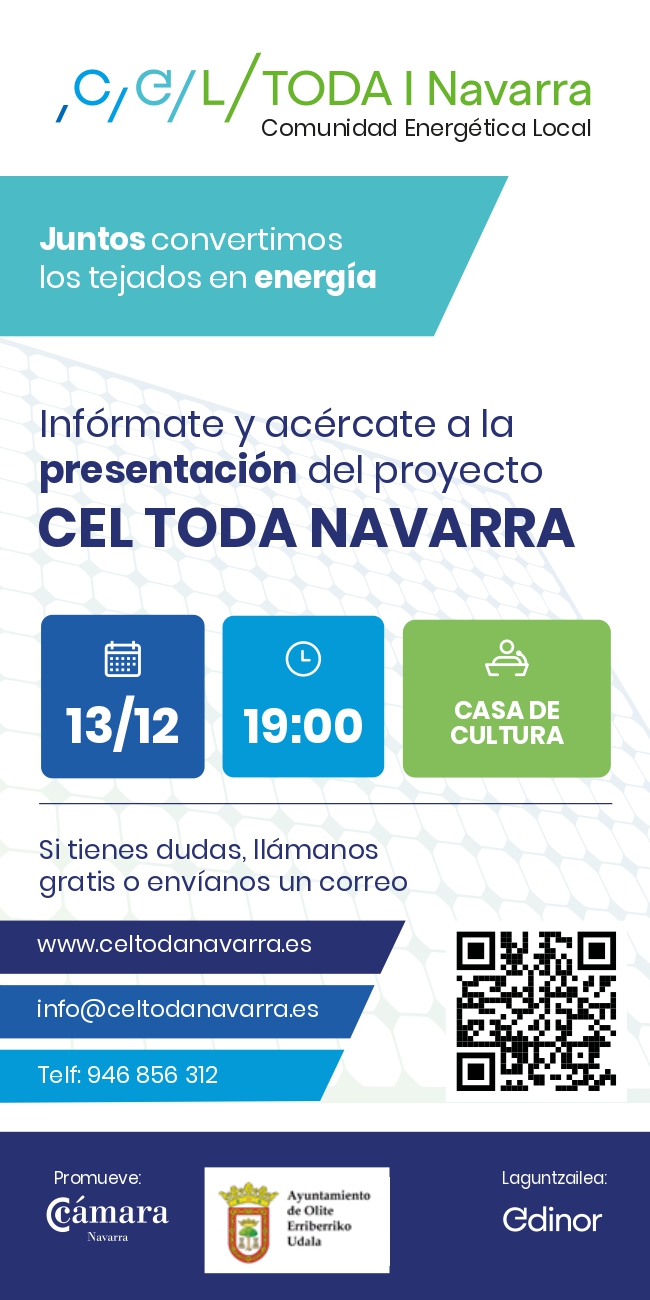 Charla informativa sobre la Comunidad Energética -CEL Toda Navarra