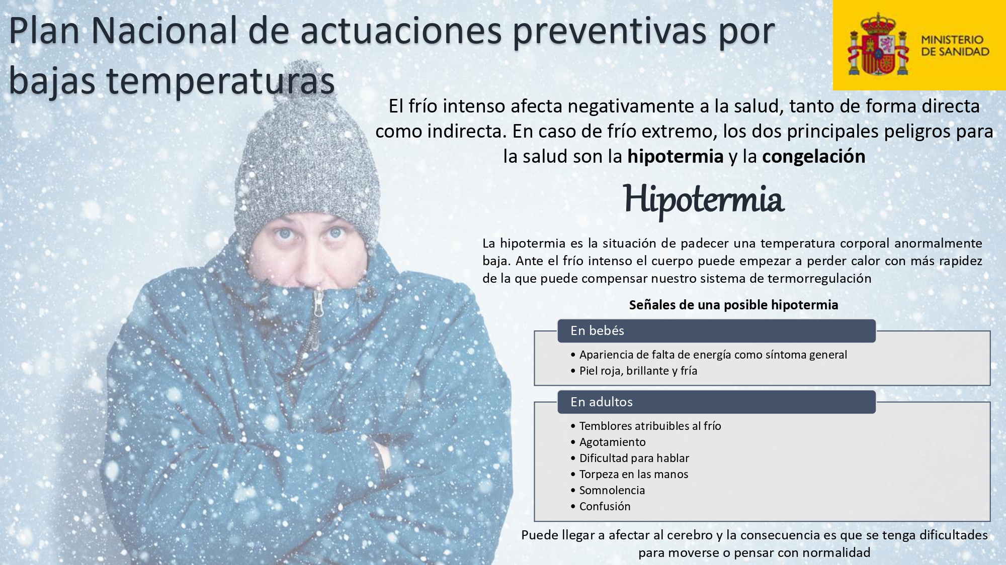 Recomendaciones Salud Bajas Temperaturas / Osasun gomendioak tenperatura baxuak