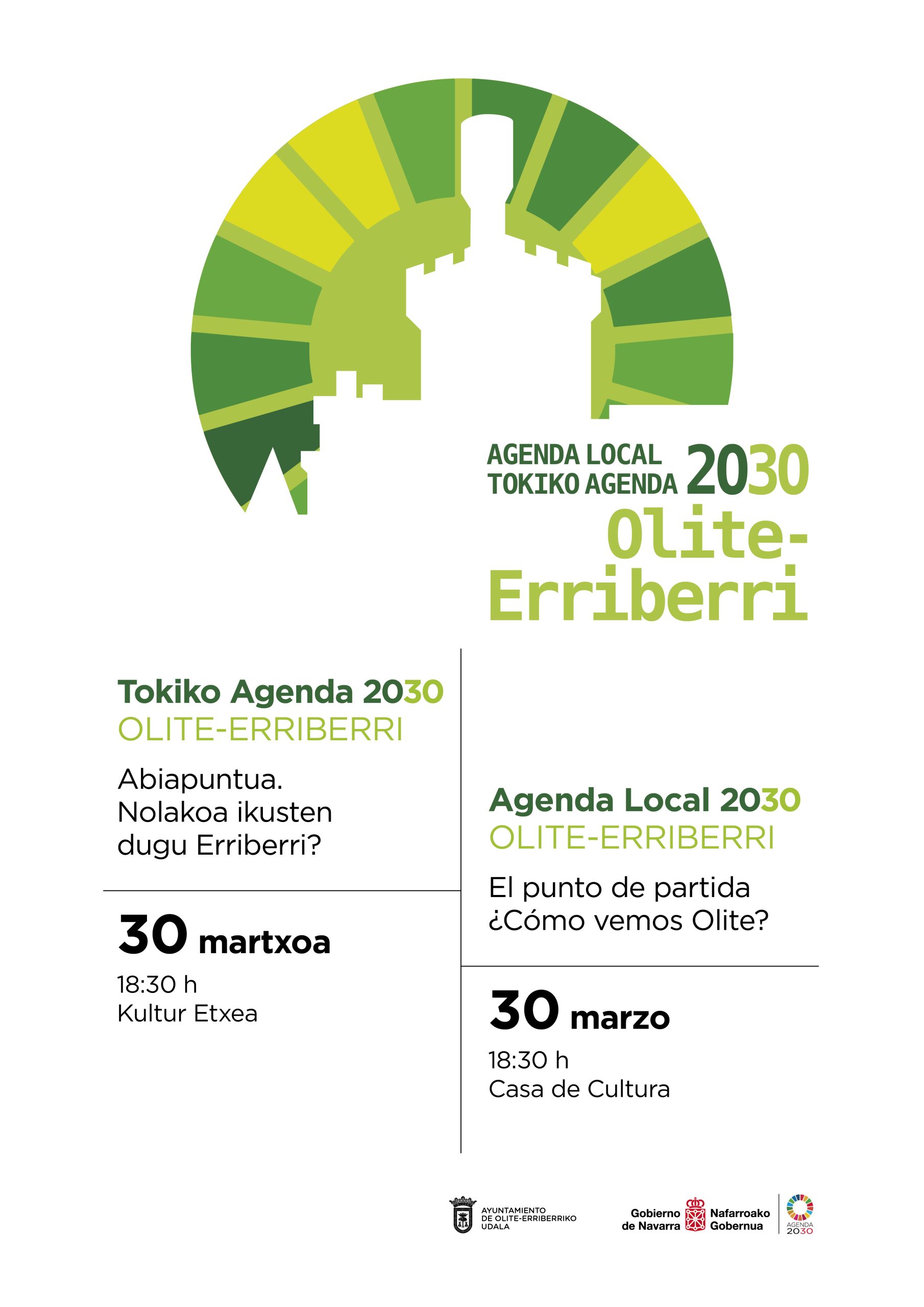 Agenda local 2030: jueves 30 de marzo